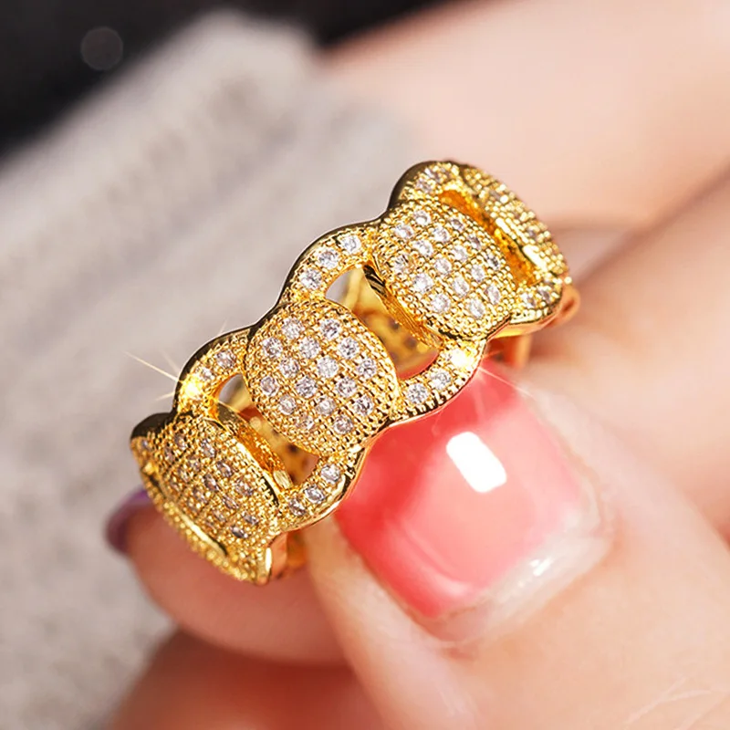 แหวนทรงรีประดับเพชรซิร์คอนเต็ม - Jewelry Making Business บทวิจารณ์และราคา