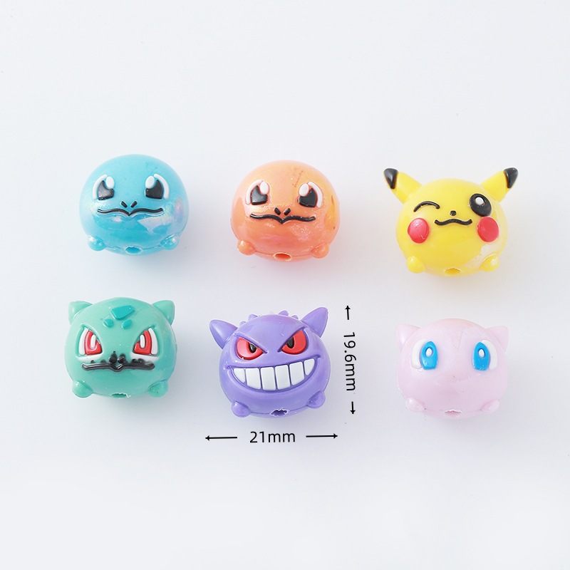 12 ชิ้น ลูกปัดโปเกมอน DIY สายค - Jewelry Making With Resin บทวิจารณ์และราคา