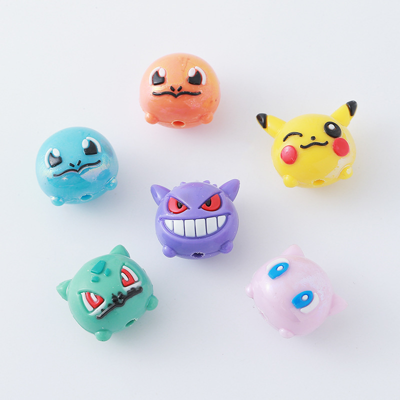 12 ชิ้น ลูกปัดโปเกมอน DIY สายค - Jewelry Making With Resin บทวิจารณ์และราคา