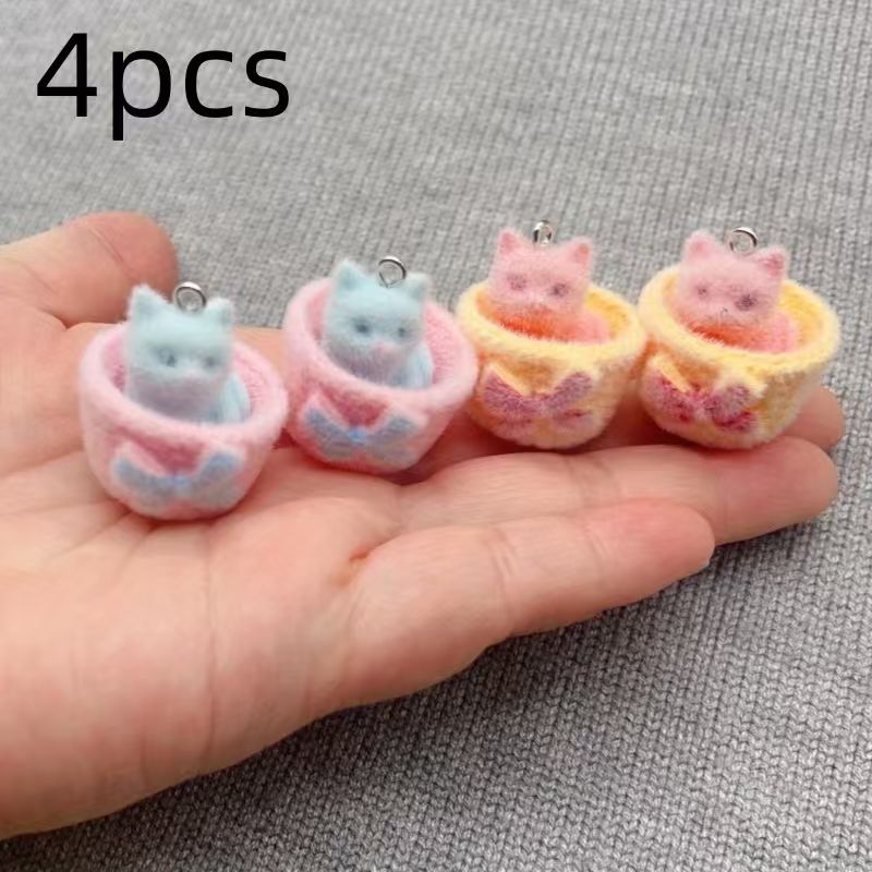 จี้แมวเรซิน 3D แบบนุ่ม 4 ชิ้น  - Jewelry Making With Resin บทวิจารณ์และราคา