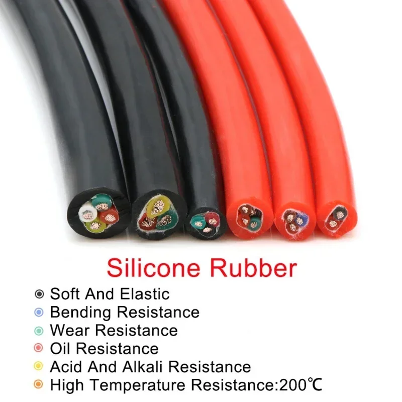 1/5M 2 3 4 5 แกนยางซิลิโคนยืดห - Wire 22 Gauge Copper บทวิจารณ์และราคา