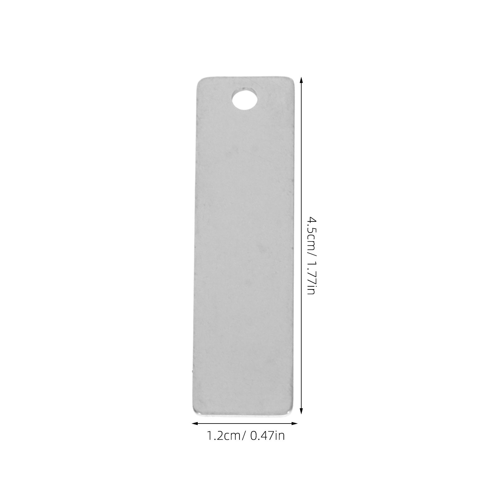 ป้ายโลหะสแตนเลสสี่เหลี่ยมผืนผ้ - Jewelry Making Metal บทวิจารณ์และราคา