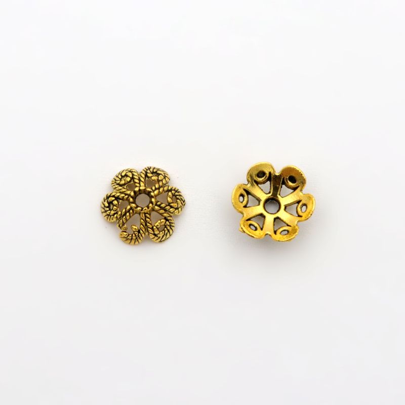 50pcs ดอกไม้ Hollow หลวม Space - Jewelry Making Business บทวิจารณ์และราคา