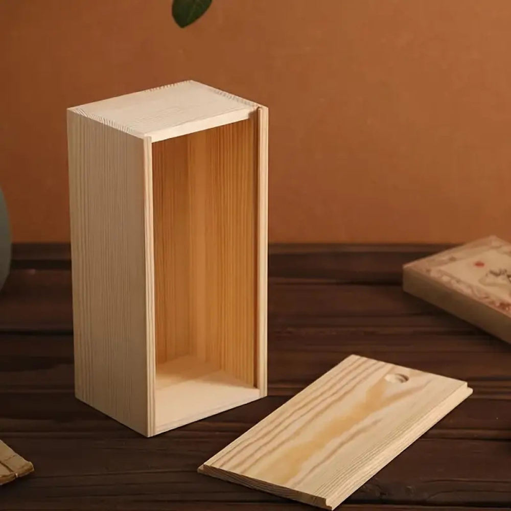 กล่องไม้สนฝาเลื่อน กล่องจัดระเ - Jewelry Making Organizer Box บทวิจารณ์และราคา