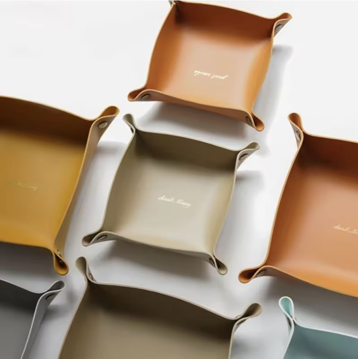 สไตล์นอร์ดิกหนังถาด Desktop Or - Jewelry Making Organizer Box บทวิจารณ์และราคา