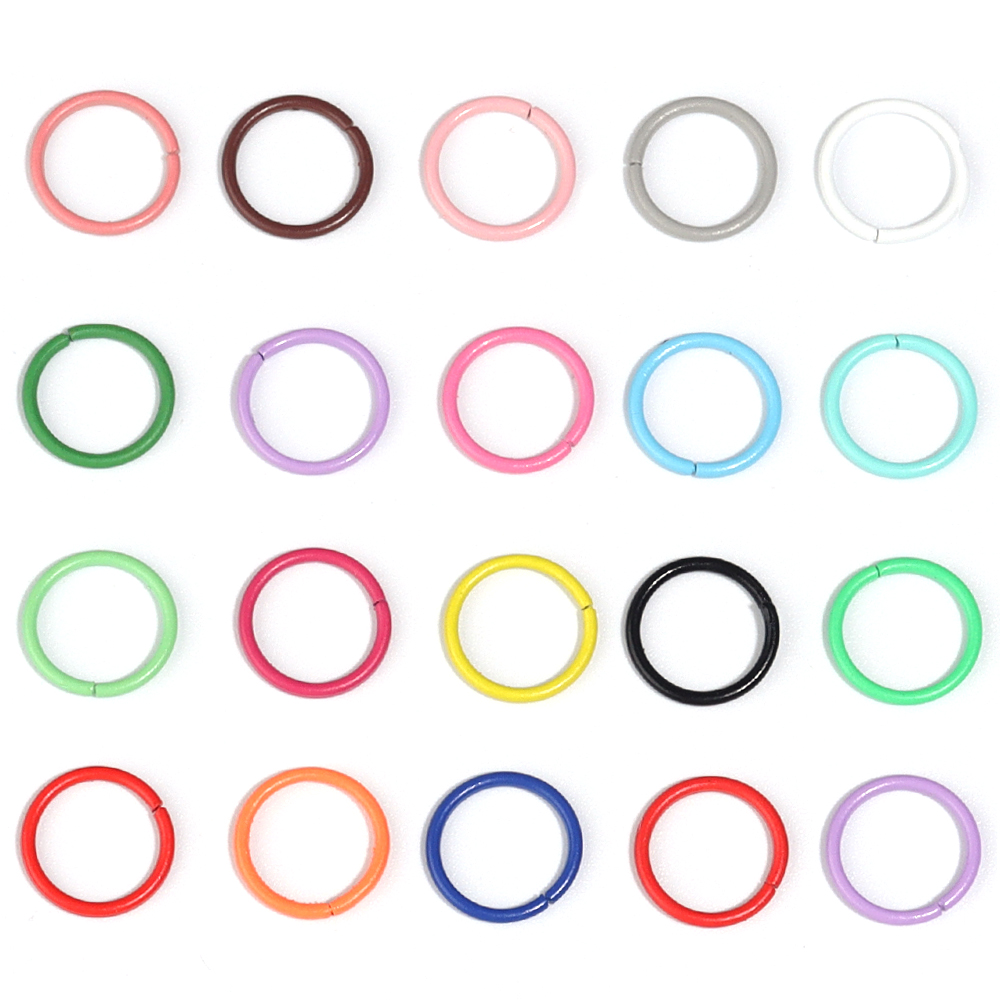 ห่วงเหล็กแบบเปิด ขนาด 8/10 มม. - Jewelry Making Jump Rings บทวิจารณ์และราคา