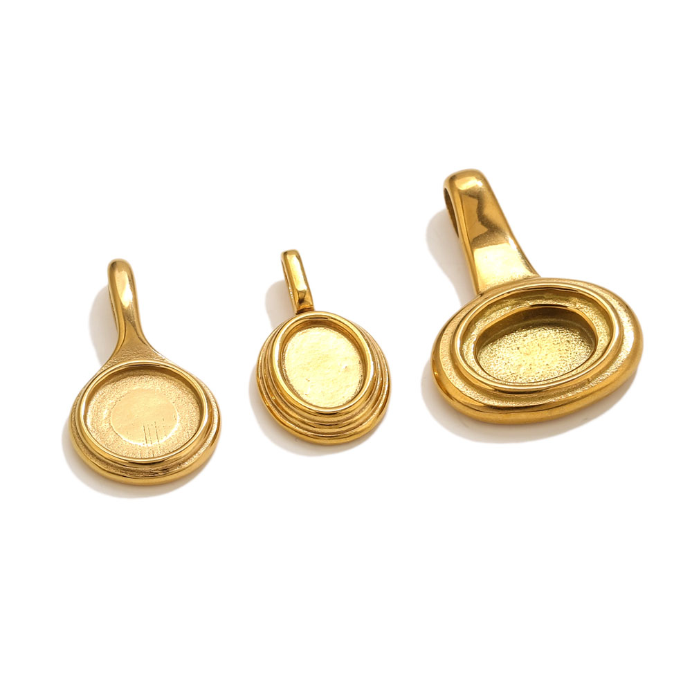 ถาดสแตนเลสทรงกลมรี 5 ชิ้น ฐานจ - Jewelry Making With Resin บทวิจารณ์และราคา