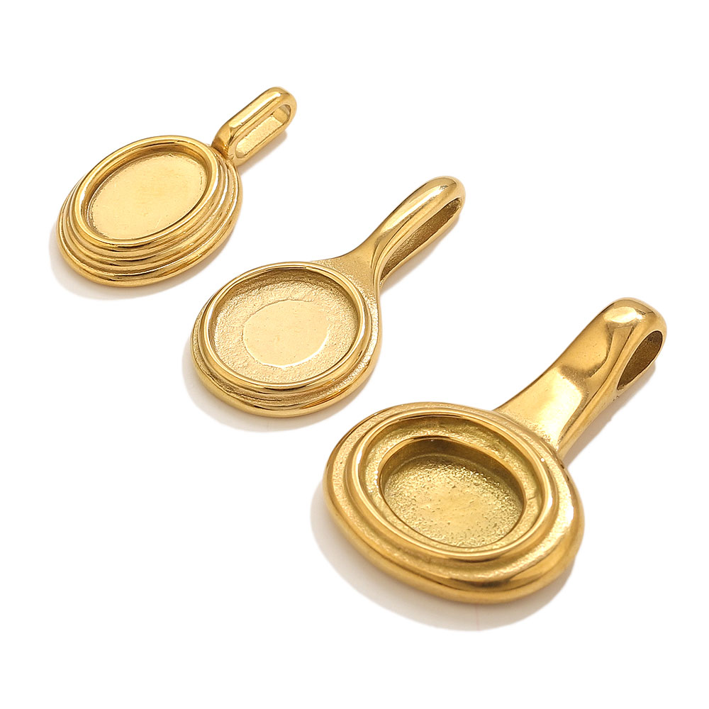 ถาดสแตนเลสทรงกลมรี 5 ชิ้น ฐานจ - Jewelry Making With Resin บทวิจารณ์และราคา