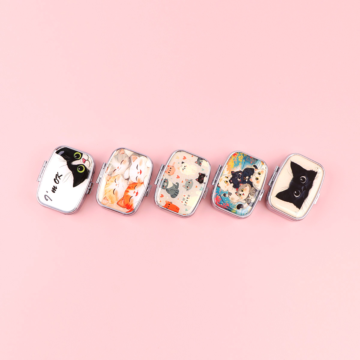 กล่องยาแมวดำการ์ตูนสัตว์ปิดผนึ - Jewelry Making Organizer Box บทวิจารณ์และราคา