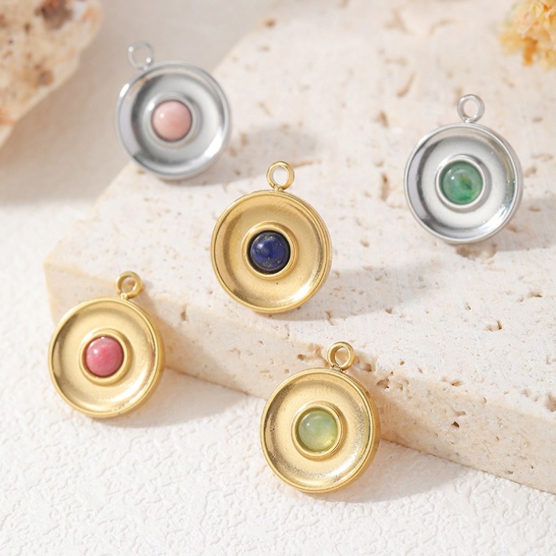จี้หินขนาดเล็ก 6 ชิ้น แบบดิสก์ - Jewelry Making Michaels บทวิจารณ์และราคา