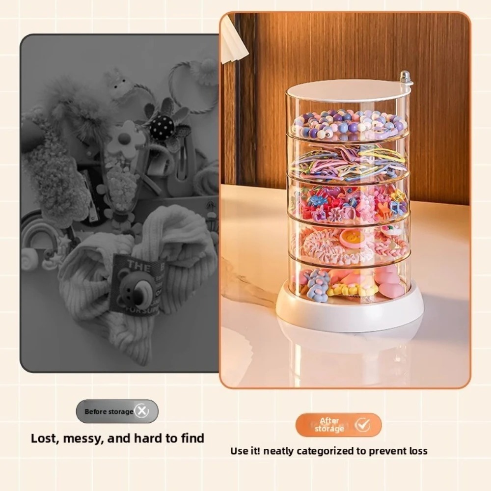 กล่องเก็บอุปกรณ์เสริมผมแบบหมุน - Jewelry Making Organizer Box บทวิจารณ์และราคา
