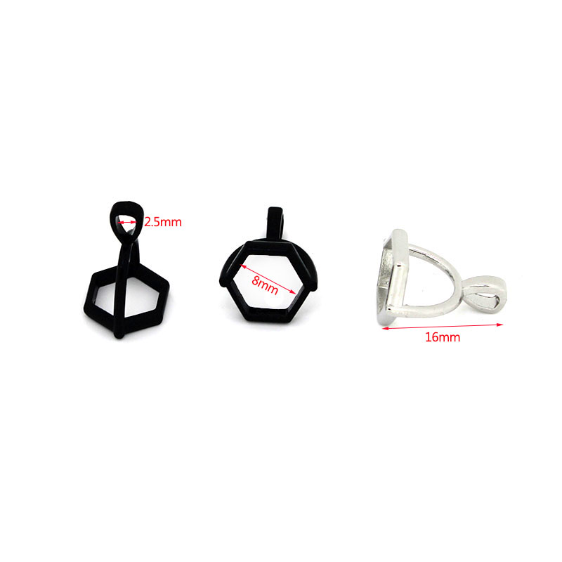 20 ชิ้นอัญมณีหกเหลี่ยมหมวกหินธ - Jewelry Making Metal บทวิจารณ์และราคา