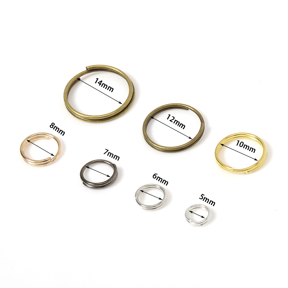 200 ชิ้น ห่วงกุญแจขนาด 5-14 มม - Jewelry Making Jump Rings บทวิจารณ์และราคา