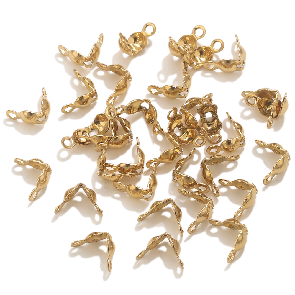 50pcs PVD Gold Plated สแตนเลส  - Jewelry Making Metal บทวิจารณ์และราคา