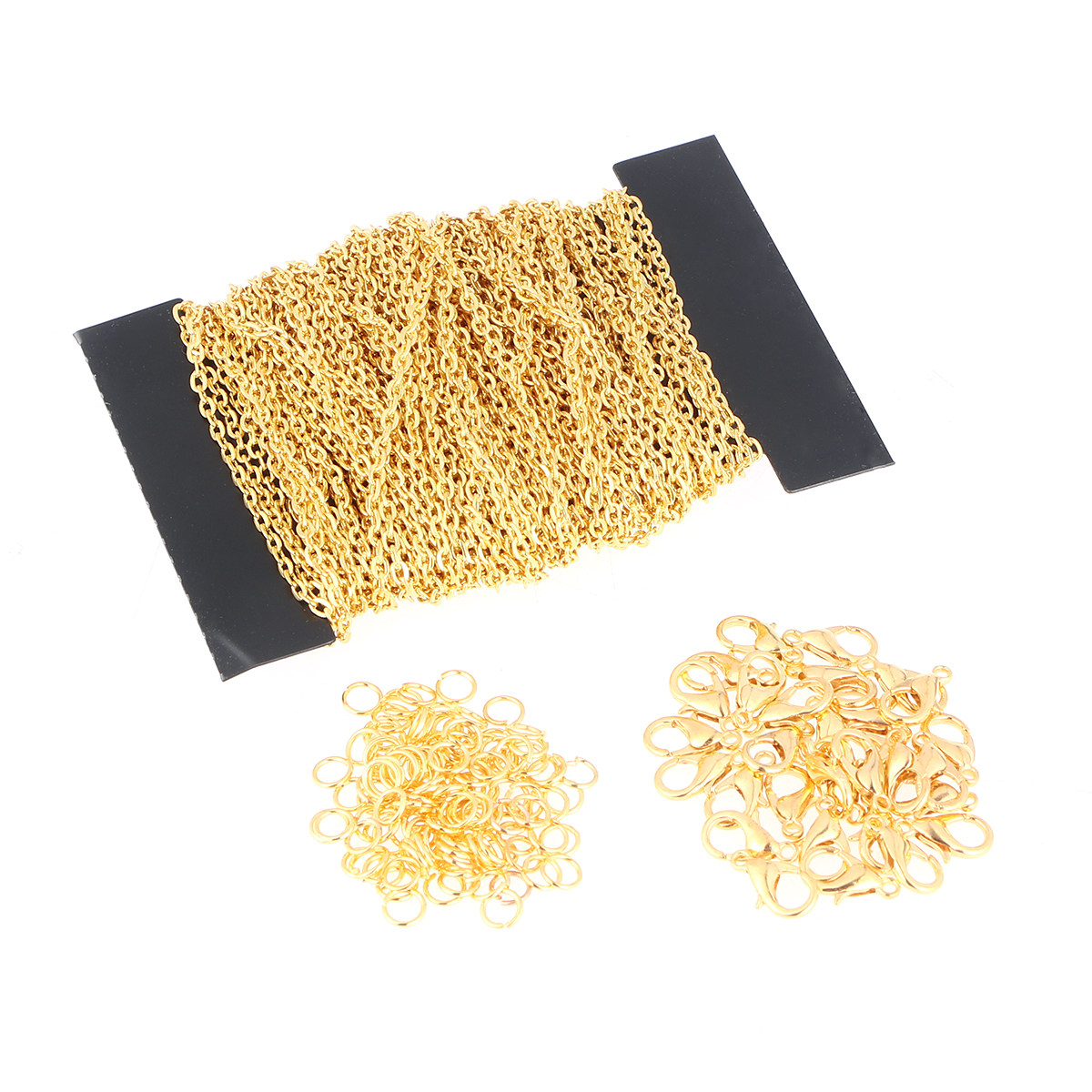 ชุดทำสร้อยคอ DIY 12 เมตร โซ่เห - Jewelry Making Jump Rings บทวิจารณ์และราคา
