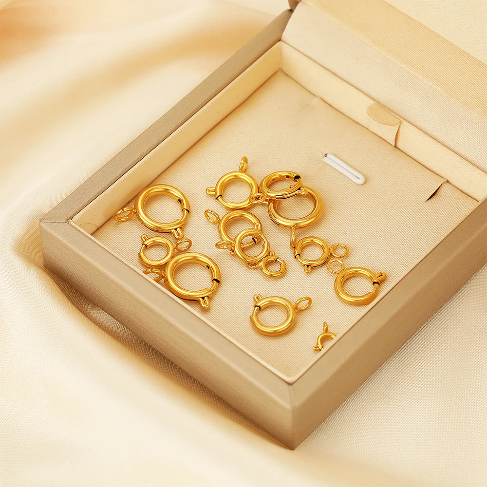 ตัวล็อกสปริงสแตนเลสทรงกลม 10 ช - Jewelry Making Metal บทวิจารณ์และราคา