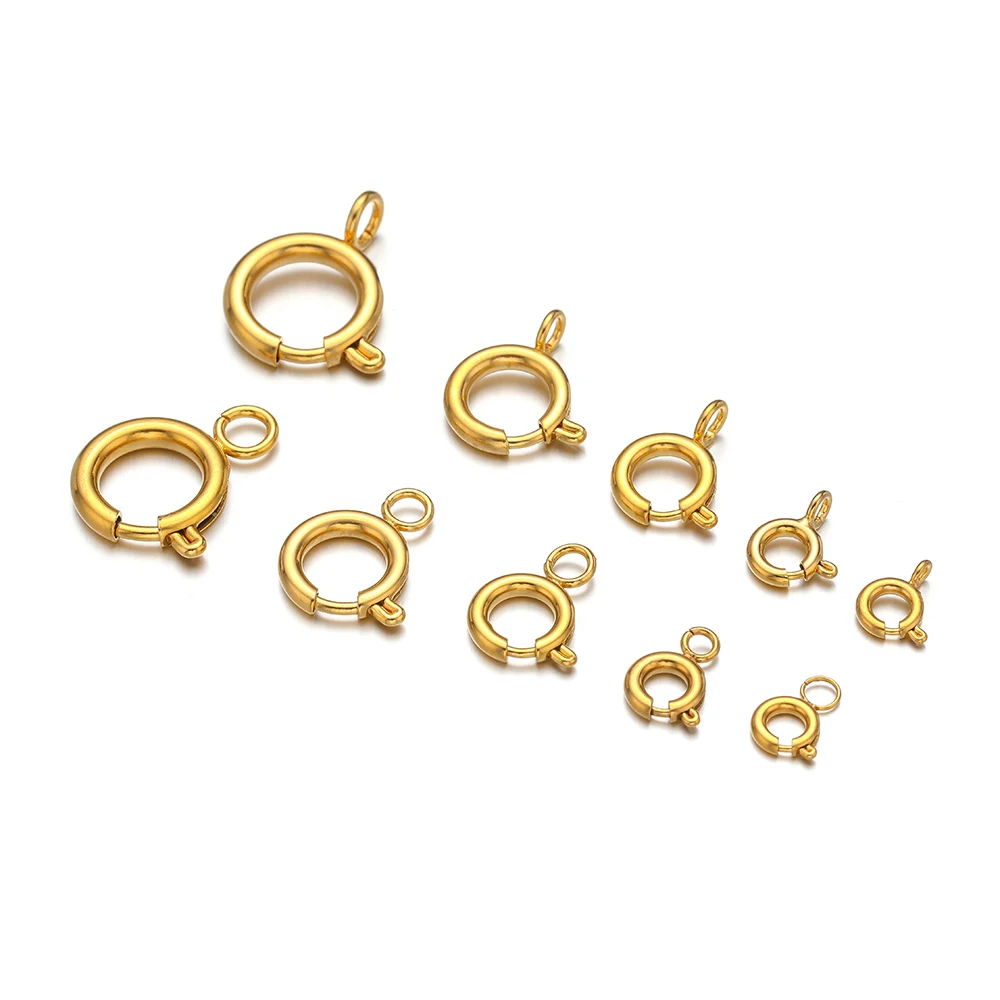 ตัวล็อกสปริงสแตนเลสทรงกลม 10 ช - Jewelry Making Metal บทวิจารณ์และราคา