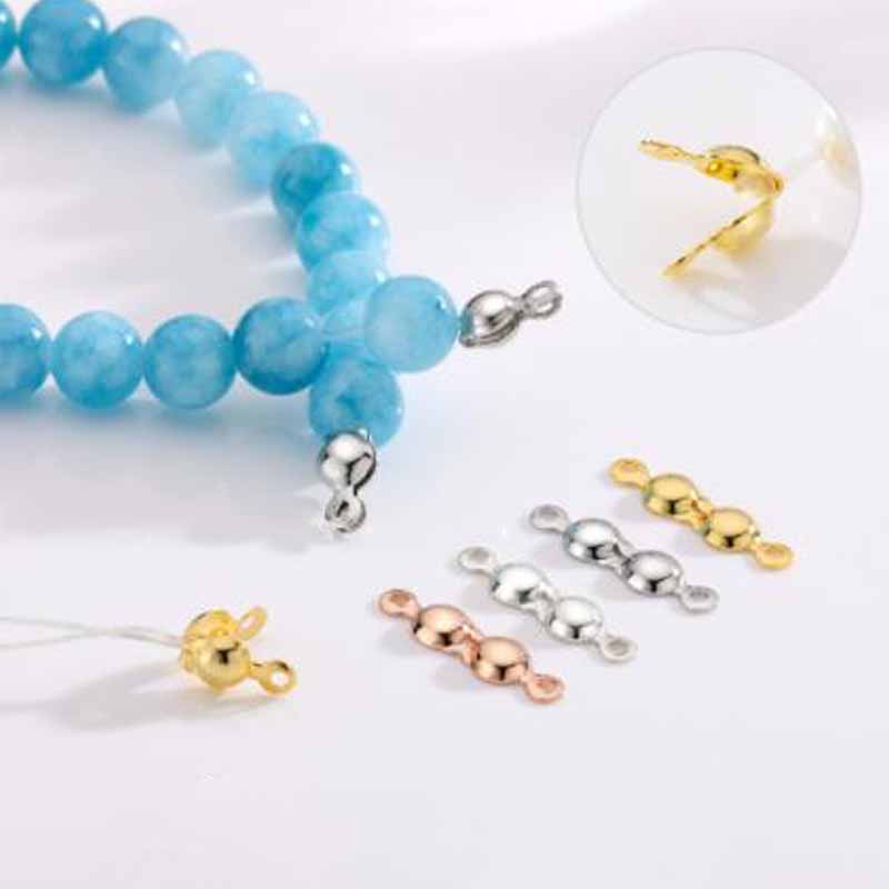 ตัวล็อคปลายลูกปัดเงินแท้ 925 จ - Jewelry Making Metal บทวิจารณ์และราคา