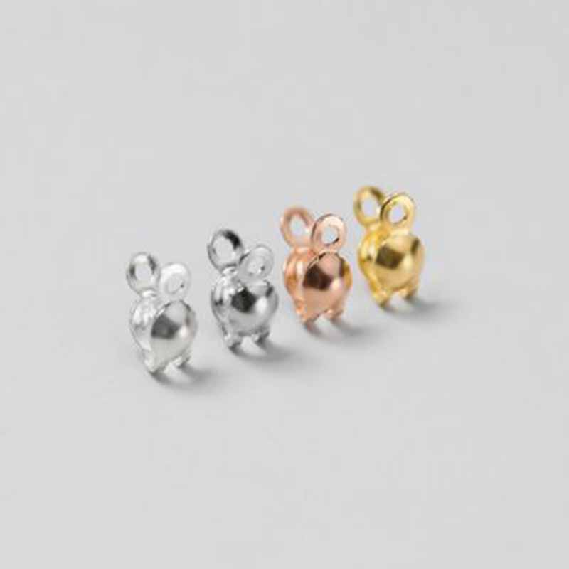 ตัวล็อคปลายลูกปัดเงินแท้ 925 จ - Jewelry Making Metal บทวิจารณ์และราคา