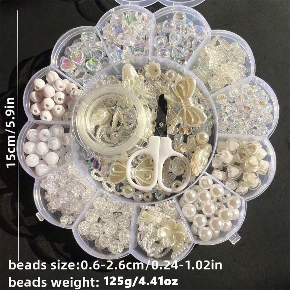 2 ชุด/1 ชุด ลูกปัดอะคริลิค 13  - Jewelry Making Organizer Box บทวิจารณ์และราคา