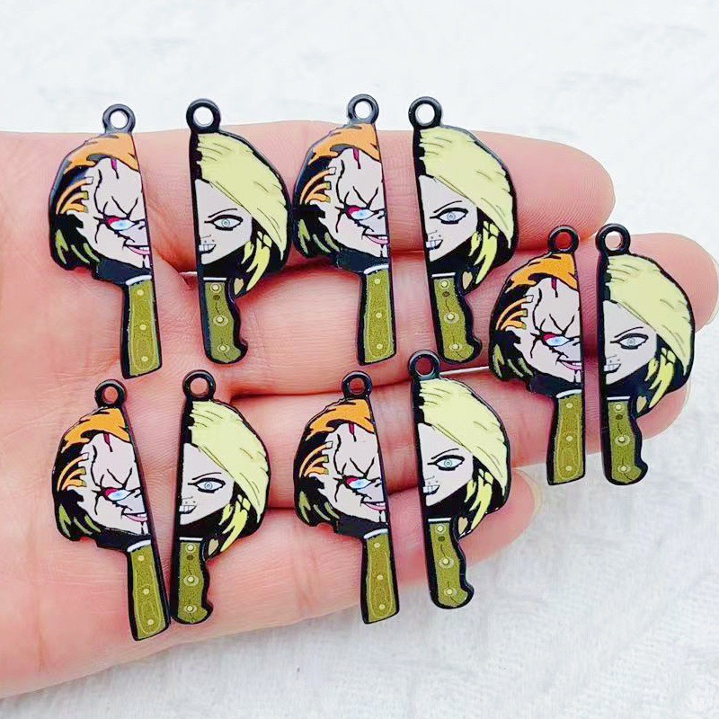 10 ชิ้น จี้อะคริลิกการ์ตูนคู่ร - Jewelry Making Jewelry บทวิจารณ์และราคา