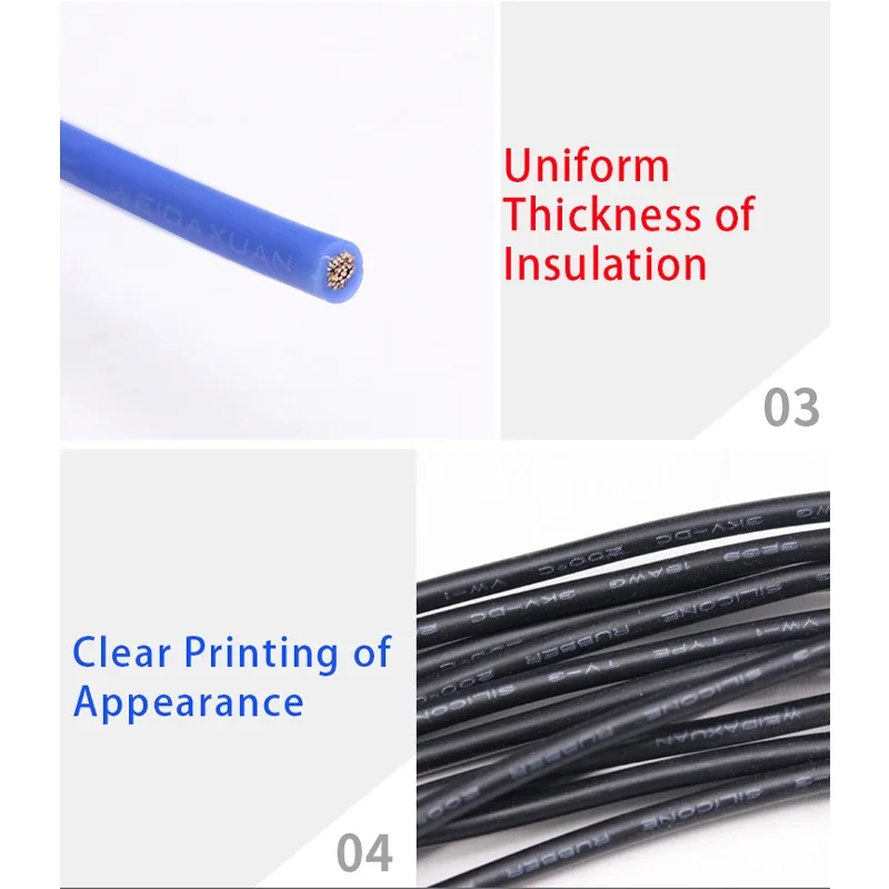 สายซิลิโคน UL3239 2M/5M 30 28  - Wire 22 Gauge Copper บทวิจารณ์และราคา