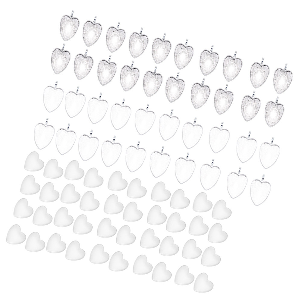 80 ชิ้น ถาดจี้รูปหัวใจ ขอบโลหะ - Jewelry Making With Resin บทวิจารณ์และราคา