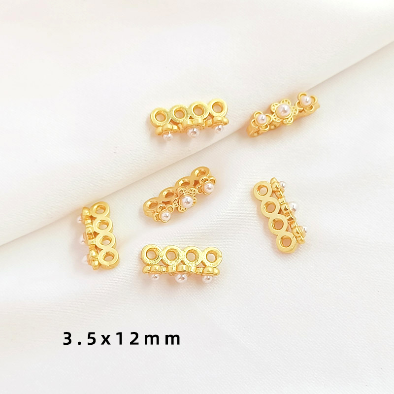 5ชิ้น Dummy ทองสี่หัวเข็มขัดลู - Jewelry Making For Dummies บทวิจารณ์และราคา