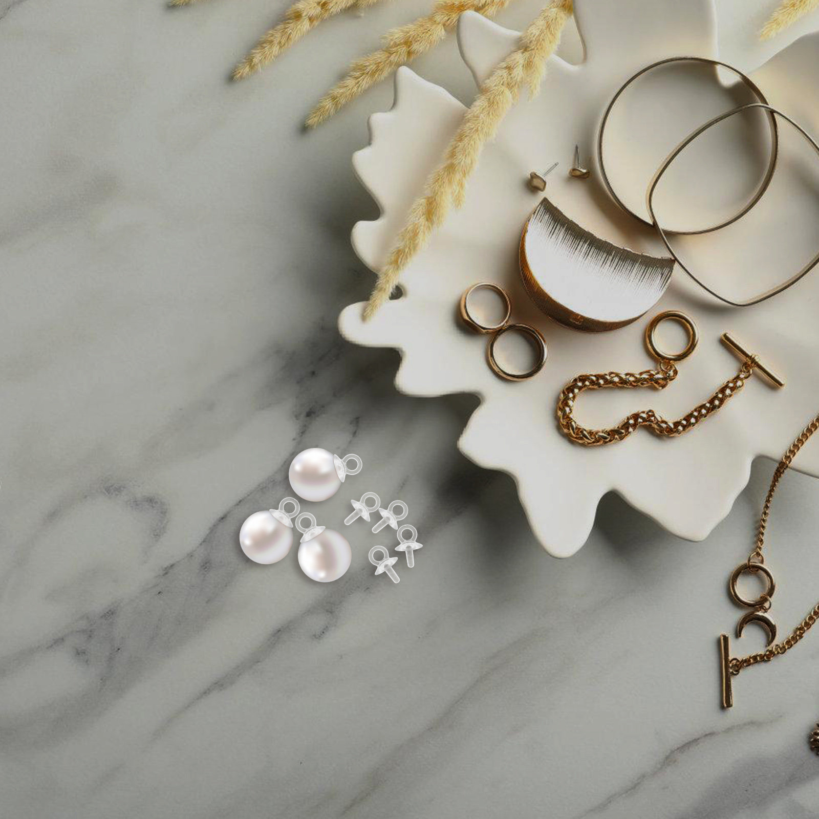 100 ชิ้น หมุดตาถ้วยเรซิน ที่ยึ - Jewelry Making With Resin บทวิจารณ์และราคา