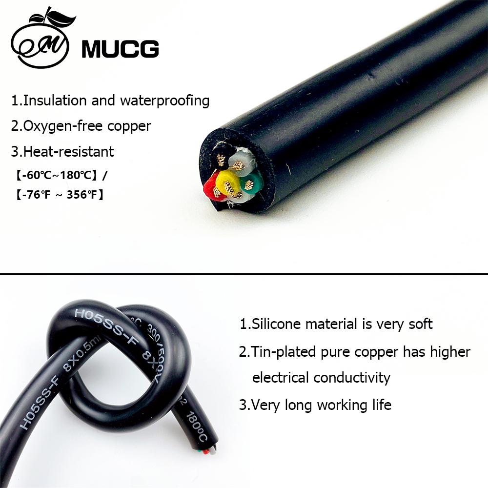 สายซิลิโคนทนความร้อน 2 แกน 3C  - Wire 22 Gauge Copper บทวิจารณ์และราคา