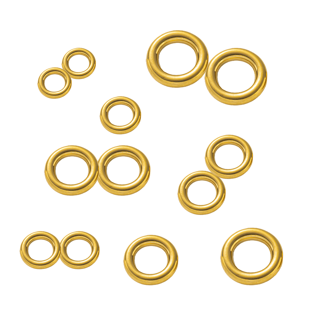 วงแหวนเชื่อมต่อสแตนเลสทรงกลมแบ - Jewelry Making Jump Rings บทวิจารณ์และราคา