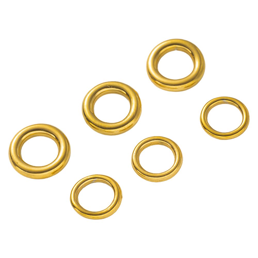 วงแหวนเชื่อมต่อสแตนเลสทรงกลมแบ - Jewelry Making Jump Rings บทวิจารณ์และราคา