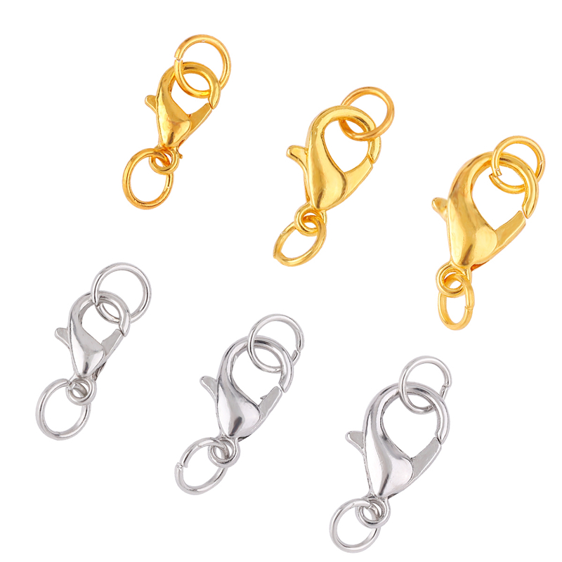 ตัวล็อกแบบก้ามปูสแตนเลสขนาด 10 - Jewelry Making Jump Rings บทวิจารณ์และราคา