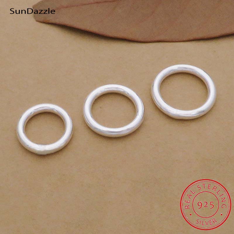 แหวนเงินแท้ 925 แท้ 10 ชิ้น สำ - Jewelry Making Jump Rings บทวิจารณ์และราคา