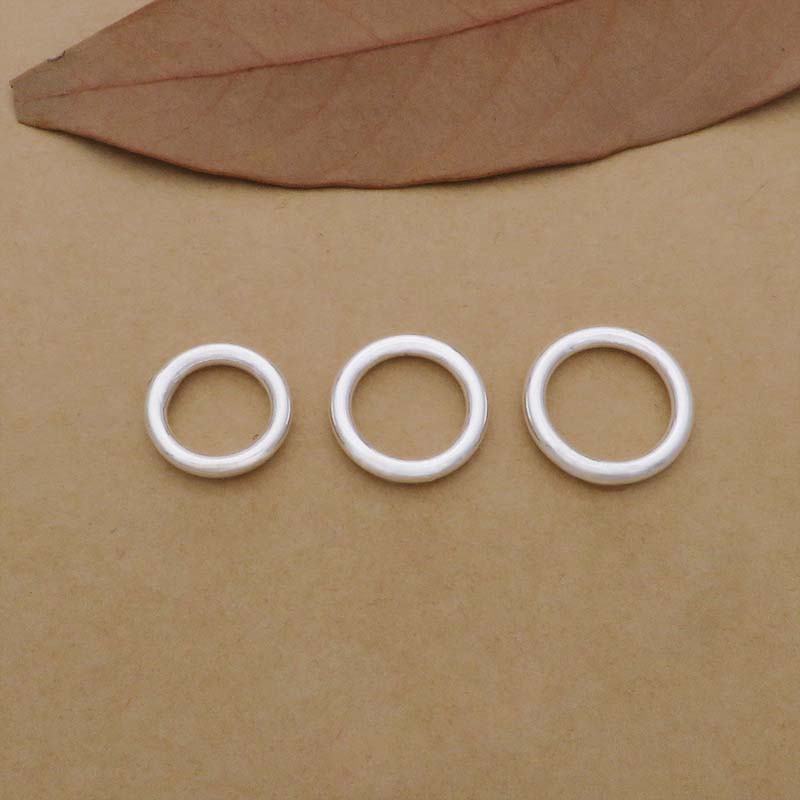 แหวนเงินแท้ 925 แท้ 10 ชิ้น สำ - Jewelry Making Jump Rings บทวิจารณ์และราคา