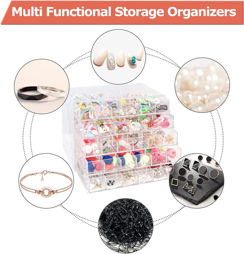 กล่องจัดเก็บเครื่องประดับใส72/ - Jewelry Making Organizer Box บทวิจารณ์และราคา