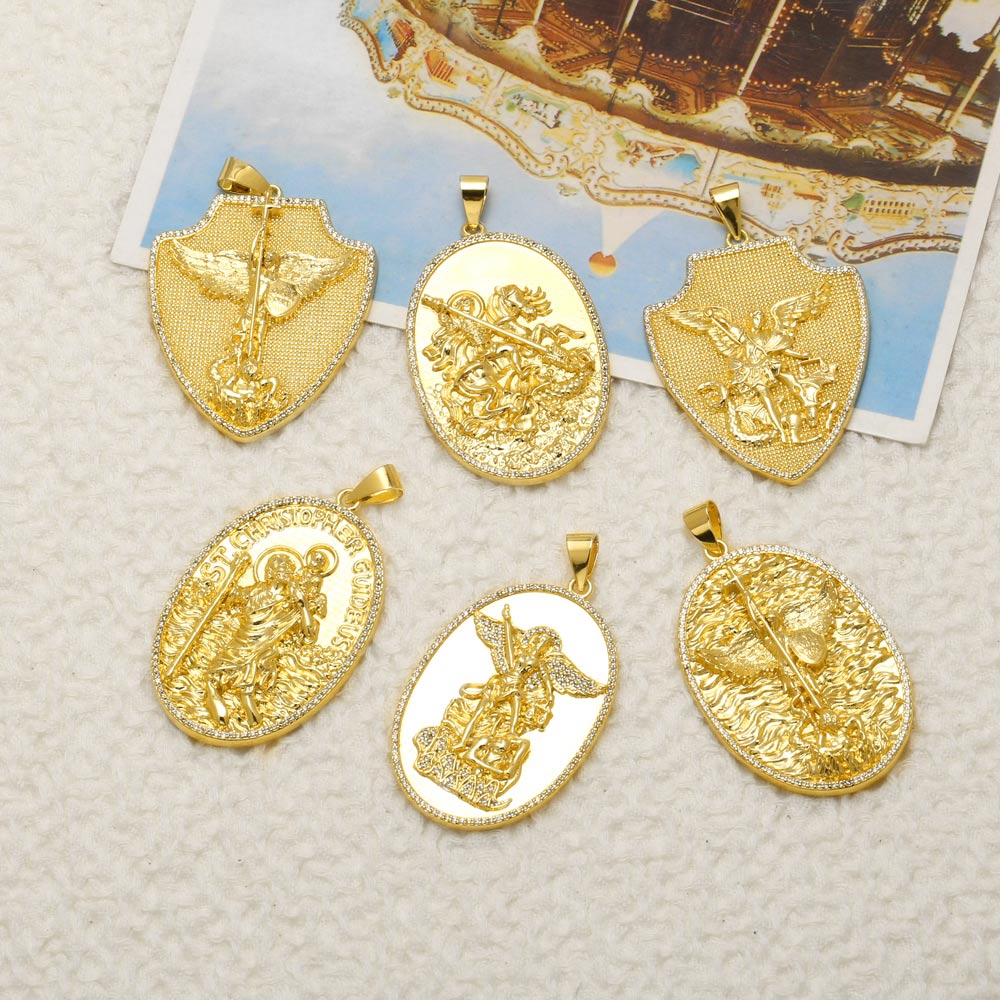 OCESRIO เหรียญนักบุญไมเคิลสำหร - Jewelry Making Michaels บทวิจารณ์และราคา