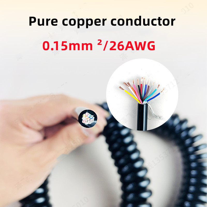 สายสปริงป้องกันสปริง PU 9 10 1 - Wire 22 Gauge Copper บทวิจารณ์และราคา