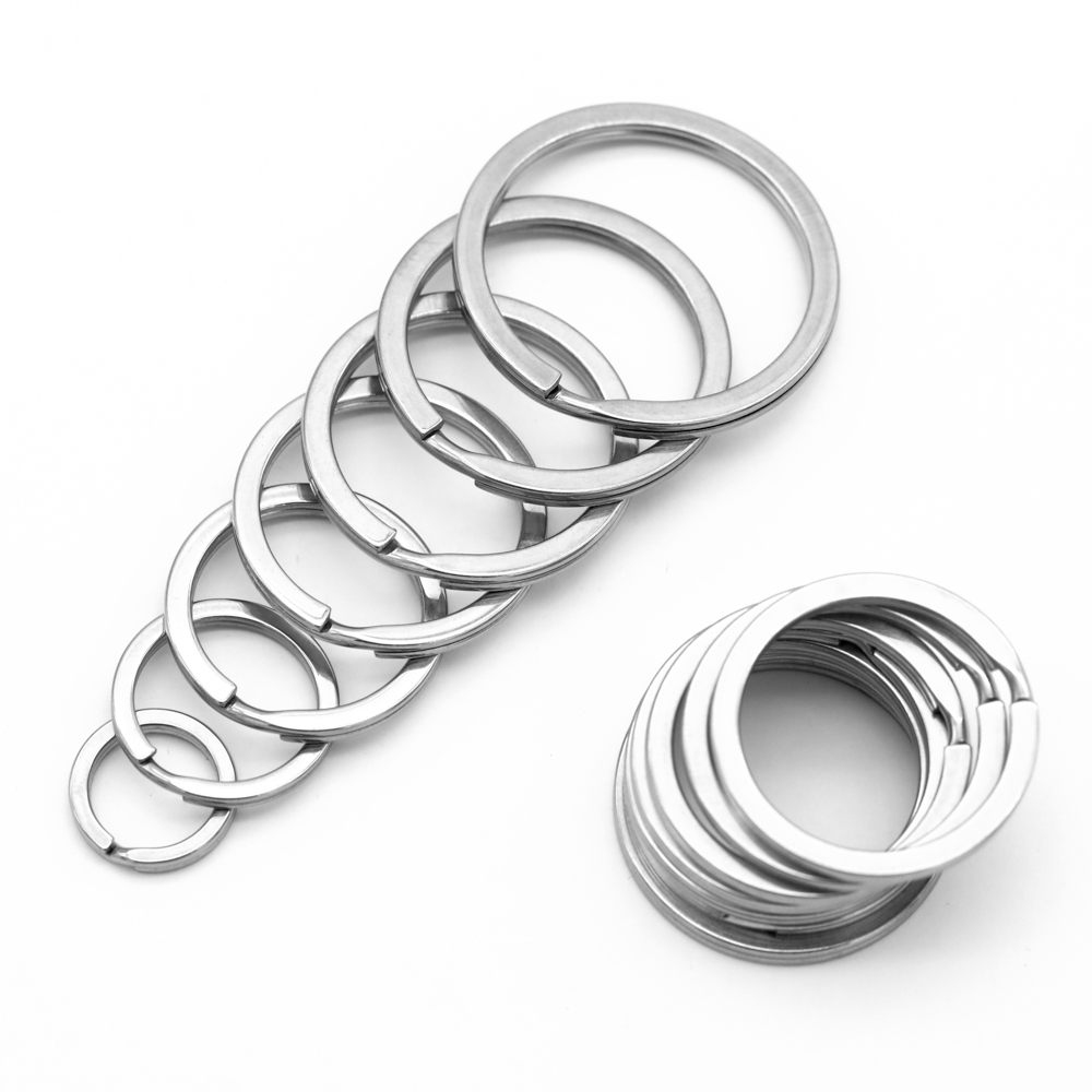พวงกุญแจสแตนเลสทรงกลมแบน ขนาด  - Jewelry Making Jump Rings บทวิจารณ์และราคา