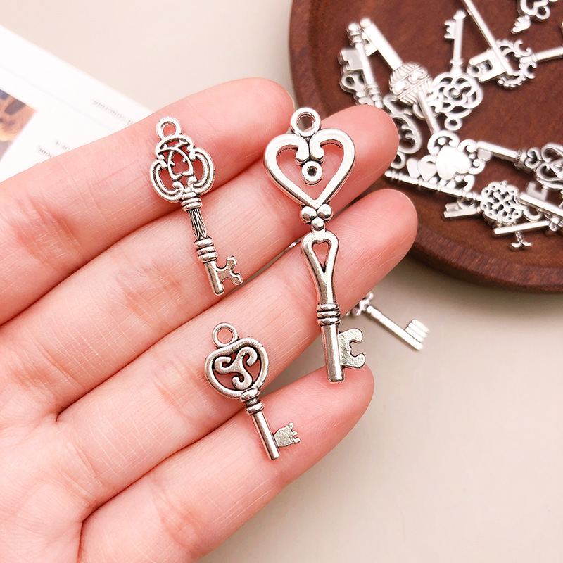 50กรัม/แพ็คกุญแจเสน่ห์สร้อยข้อ - Jewelry Making Business บทวิจารณ์และราคา