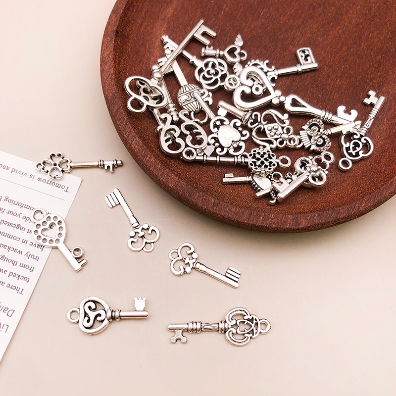 50กรัม/แพ็คกุญแจเสน่ห์สร้อยข้อ - Jewelry Making Business บทวิจารณ์และราคา