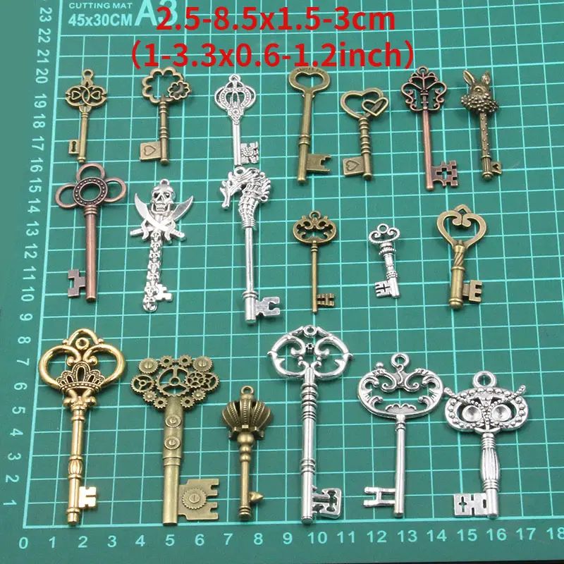 50กรัม/แพ็คกุญแจเสน่ห์สร้อยข้อ - Jewelry Making Business บทวิจารณ์และราคา