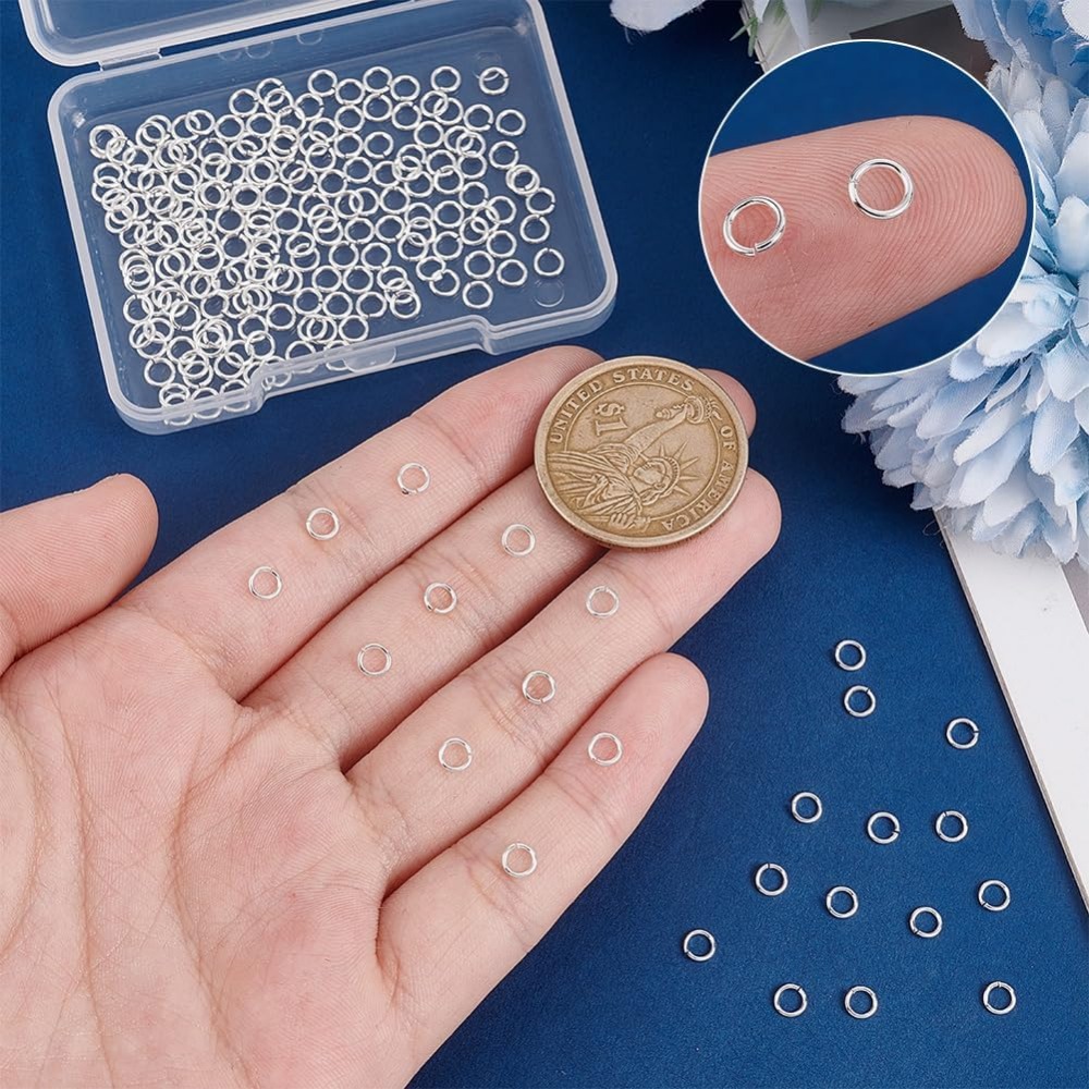 200 PCS 925 เงินสเตอร์ลิงชุบแห - Jewelry Making Jump Rings บทวิจารณ์และราคา