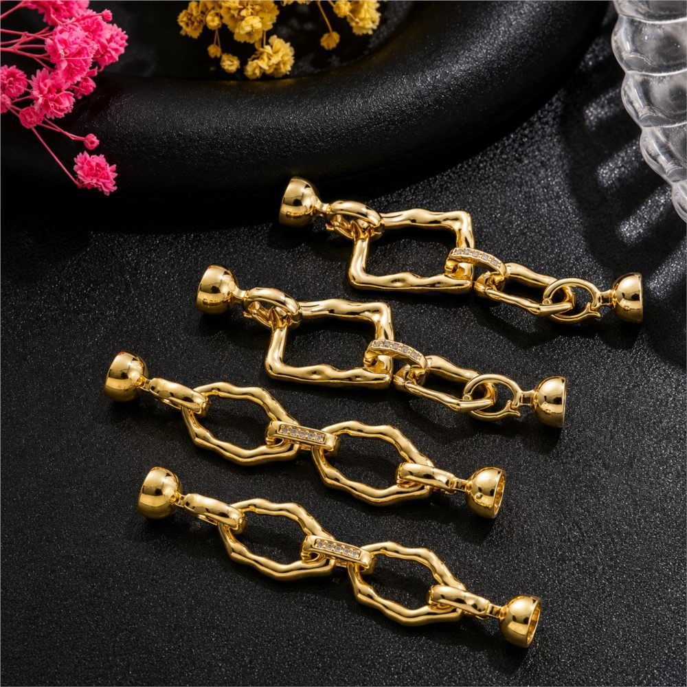หัวเข็มขัดรูปวงรีแบบเรียบง่ายช - Jewelry Making Metal บทวิจารณ์และราคา