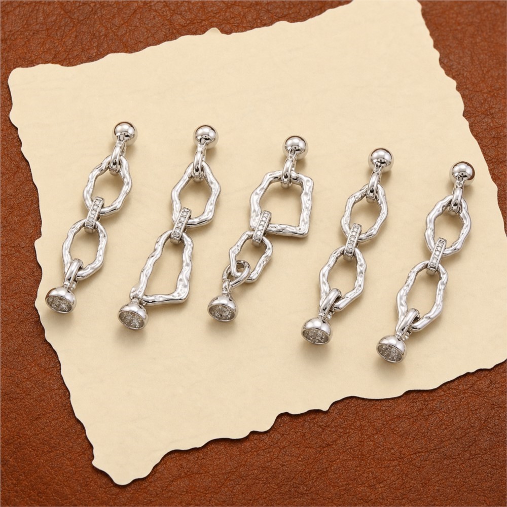 หัวเข็มขัดรูปวงรีแบบเรียบง่ายช - Jewelry Making Metal บทวิจารณ์และราคา