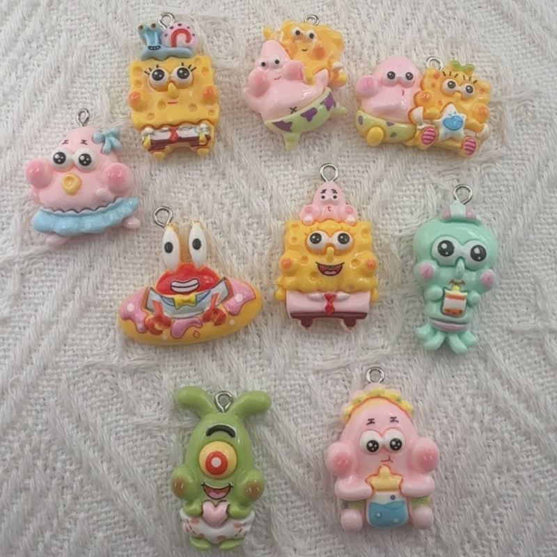 จี้เรซิ่นลายการ์ตูน 10 ชิ้น, ต - Jewelry Making With Resin บทวิจารณ์และราคา