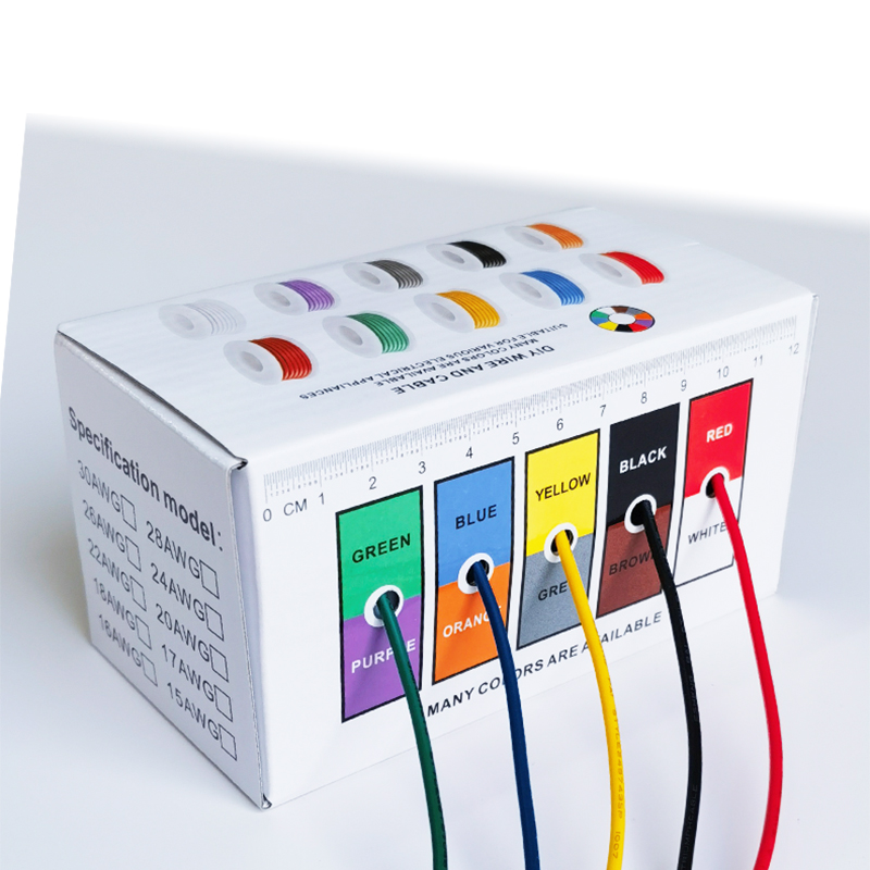 20-24AWG สายไฟซิลิโคนแบบยืดหยุ - Wire 22 Gauge Copper บทวิจารณ์และราคา
