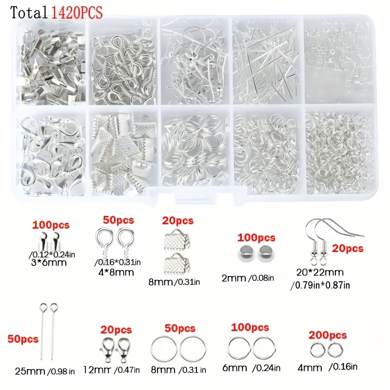 ชุดอุปกรณ์ทำเครื่องประดับ 1420 - Jewelry Making Jump Rings บทวิจารณ์และราคา