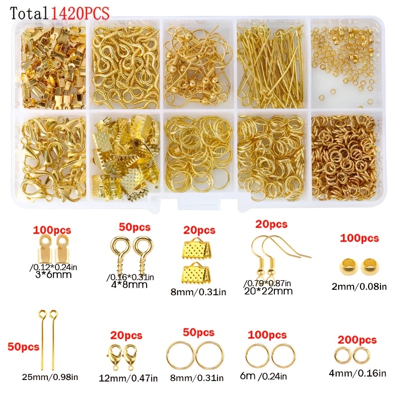 ชุดอุปกรณ์ทำเครื่องประดับ 1420 - Jewelry Making Jump Rings บทวิจารณ์และราคา