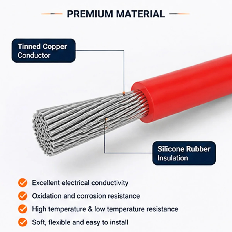 ชุดสายไฟฟ้าซิลิโคนแบบยืดหยุ่น  - Wire 22 Gauge Copper บทวิจารณ์และราคา